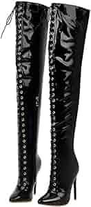 Amazon.com | UniqueStride Women's Lace up Stiletto Heels
